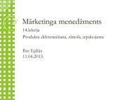 MÄrketinga menedÅ¾ments - VATP