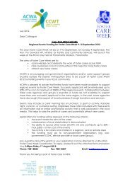 FCW 2012 Regional Grants Invitation Letter - ACWA
