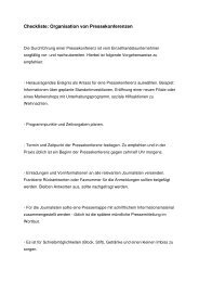 Checkliste Pressekonferenzen im PDF-Format - handelswissen.de
