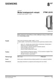 8127 Modul analogovêch vstup$ PTM1.2U10