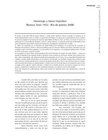 Homenaje a Mario Hamilton (Buenos Aires 1932-RÃ­o de Janeiro 2008)