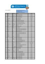 Status: June 19th 2013 No. of countries represented so far: 40 ... - IELA