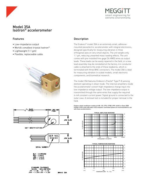 Model 35A Isotron® accelerometer - Endevco