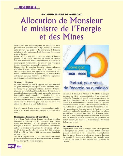 Revue nÂ° 11 - MinistÃ¨re de l'Ã©nergie et des mines