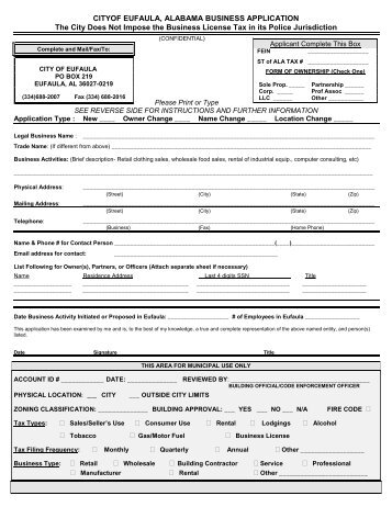 business licenses