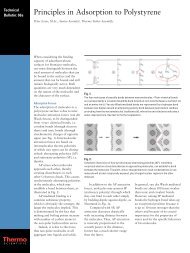 Principles in Adsorption to Polystyrene - Labo Baza