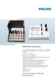 ZENOSTAR Polishing Kit - Wieland Dental