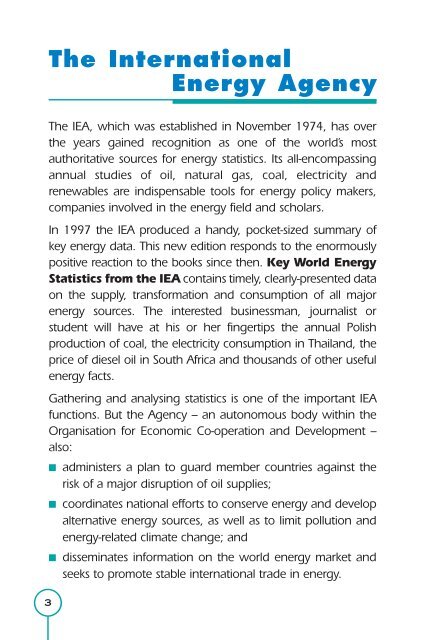 Key World Energy Statistics 2007 - Deres