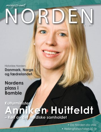 Anniken Huitfeldt - Forsiden - Foreningen Norden