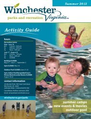 Activity Guide - City of Winchester, VA