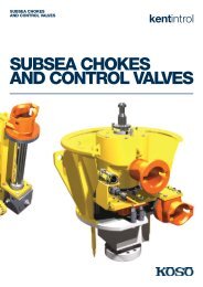 SUBSEA CHOKES AND CONTROL VALVES - OME