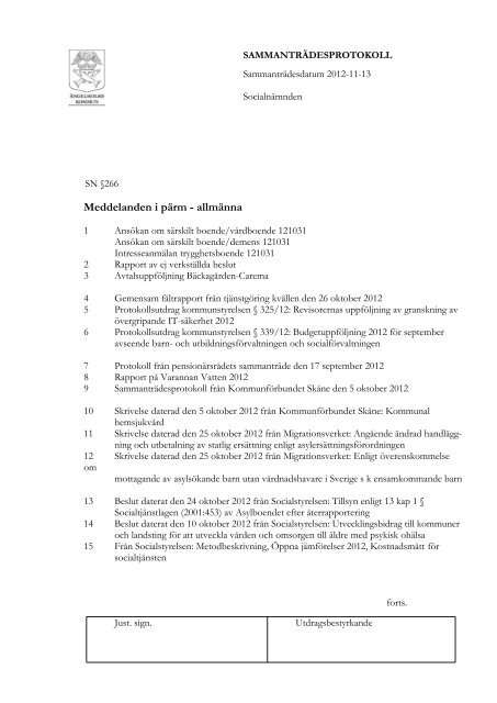 SN 2012-11-13.pdf - Ängelholms kommun