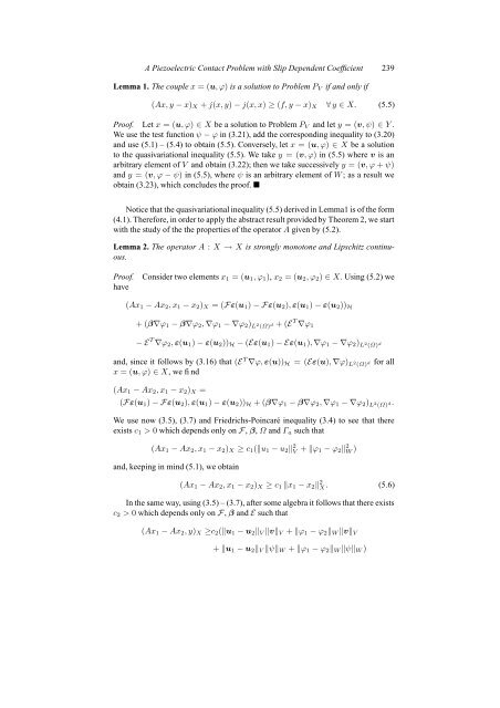 a piezoelectric contact problem with slip dependent coefficient of ...