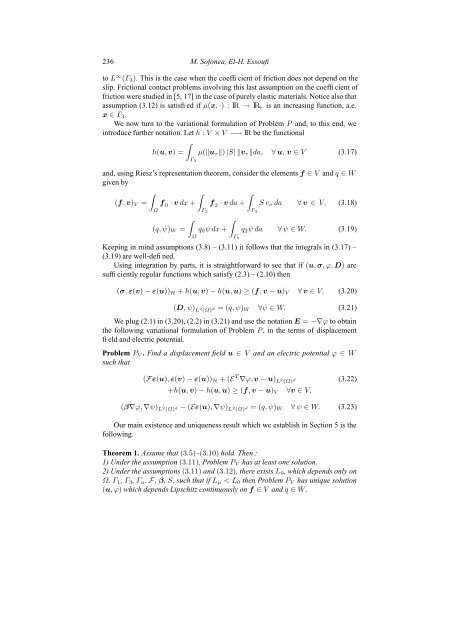 a piezoelectric contact problem with slip dependent coefficient of ...