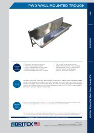 PWD WALL MOUNTED TROUGH - Britex