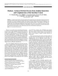 HadeanâArchean Detrital Zircons from Jatulian Quartzites ... - Springer