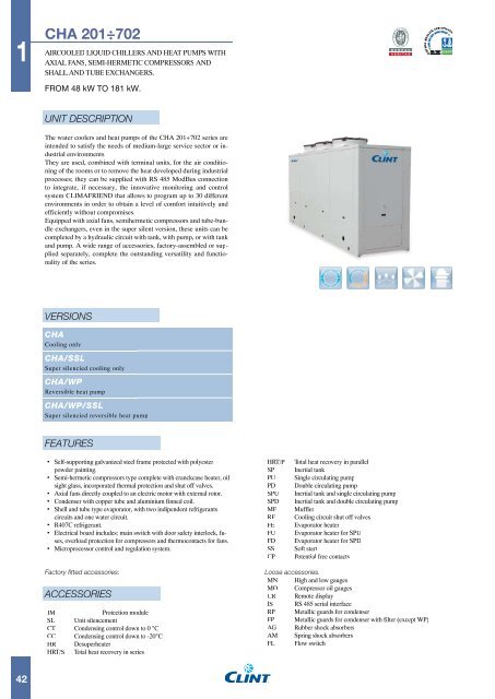 Chillers ice water,condensing unit, rooftop, terminal ... - Klima-Therm