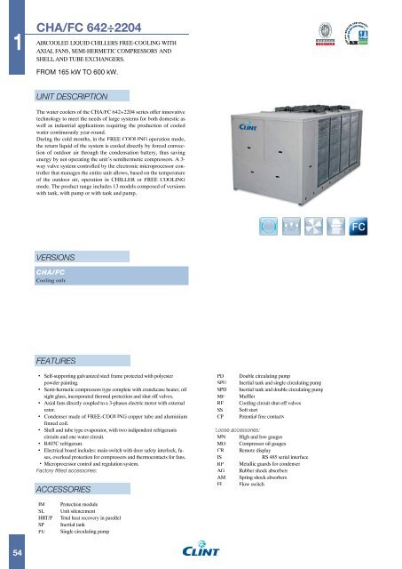 Chillers ice water,condensing unit, rooftop, terminal ... - Klima-Therm