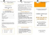 PSICOLOGIA GIURIDICA - Ordine degli Psicologi del Lazio