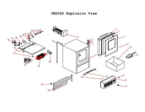 IM20SS Explosion View - Avanti Products