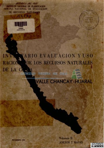 Valle Chancay - Hua - Autoridad Nacional del Agua