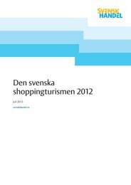 Den svenska shoppingturismen 2012 - Svensk Handel