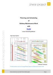 Planung von ErdbaumaÃnahmen mit TILOS - Linear project GmbH