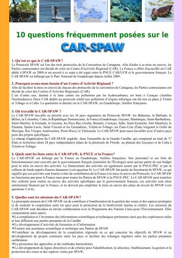 10 FAQ SPAW RAC_FR - CAR-SPAW-RAC