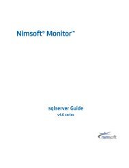 Nimsoft Monitor sqlserver Guide - Docs.nimsoft.com