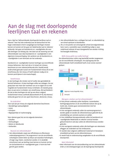 Referentiekader taal en rekenen