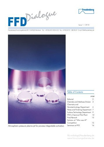 Issue 1/2010 - Freudenberg Group