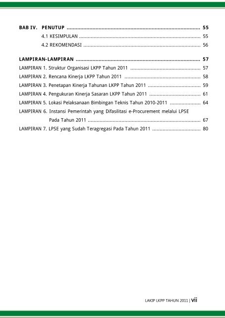 laporan akuntabilitas kinerja instansi pemerintah tahun 2011 - LKPP