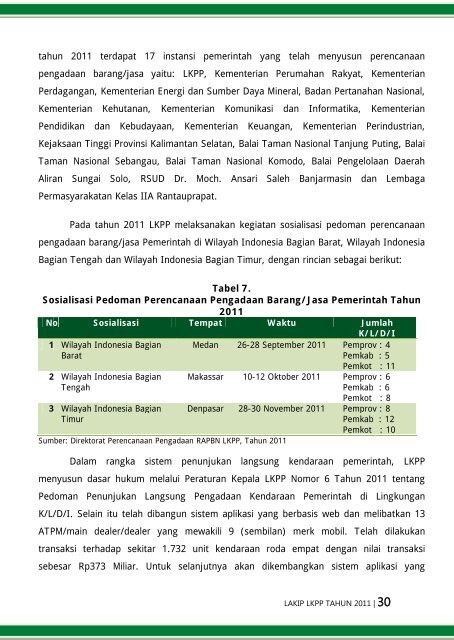 laporan akuntabilitas kinerja instansi pemerintah tahun 2011 - LKPP