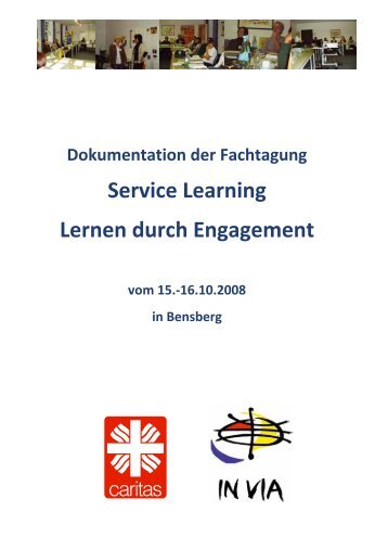 Service Learning Lernen durch Engagement - Ehrenamt