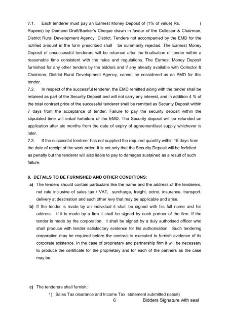 Rate Contract for Supply of Rural Ceramic Sanitary Pans - Tnrd.gov.in