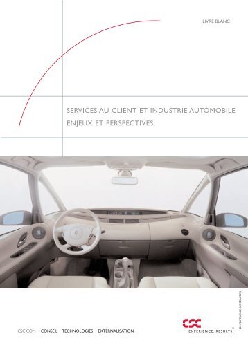 Services au client et industrie automobile - CSC