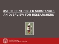 Research Use of Controlled Substances An Overview