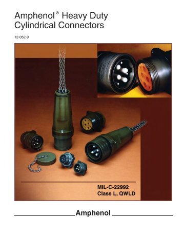 Amphenol Heavy Duty Cylindrical Connectors