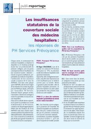 PHAR : Pourquoi PH Services PrÃ©voyance? - Snphar