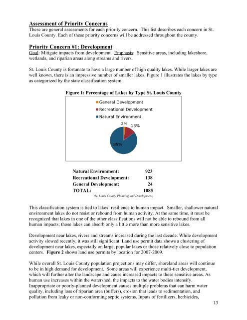 Comprehensive Water Management Plan - St. Louis County