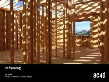 Reframing - AC4D Design Library - Austin Center for Design