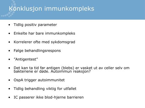 Immunkomplekser og plasmaferese - Arendal kommune