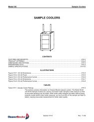 SAMPLE COOLERS - Cleaver-Brooks