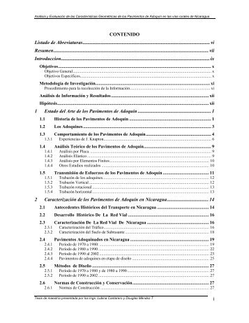 evaluacion de caracteristicas adoquin