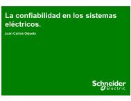 La confiabilidad en los sistemas eléctricos. - Schneider Electric