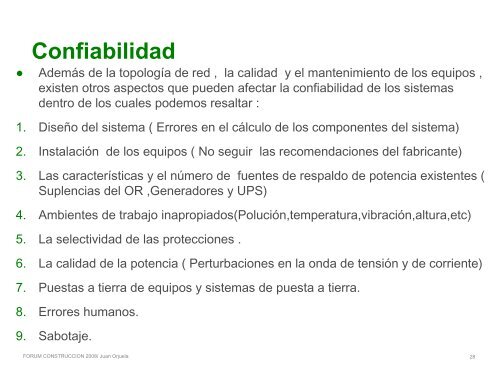 La confiabilidad en los sistemas eléctricos. - Schneider Electric