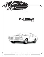 1968 CUTLASS - Vintage Air