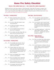 Home Fire Safety Checklist - Sparky