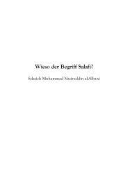 Wieso der Begriff Salafi - Salaf.de