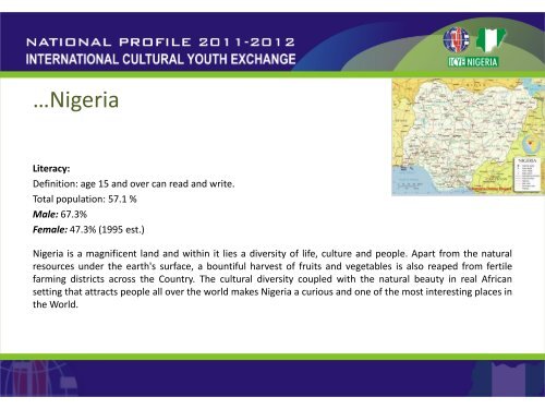 NATIONAL PROFILE 2011-2012 - ICYE